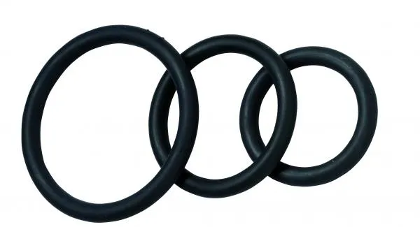 Anal Spartacus Nitrile C Ring Set Black