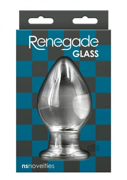 NS Novelties Renegade Glass Knight Clear Anal