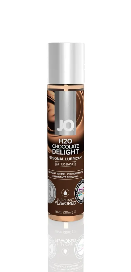 System Jo Vibrators JO H2O Flavored 1 Oz 30 ml Chocolate Delight