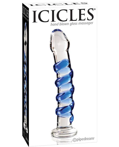 Icicles No 5 Glass dildo Clear Pipedream Products Dildos