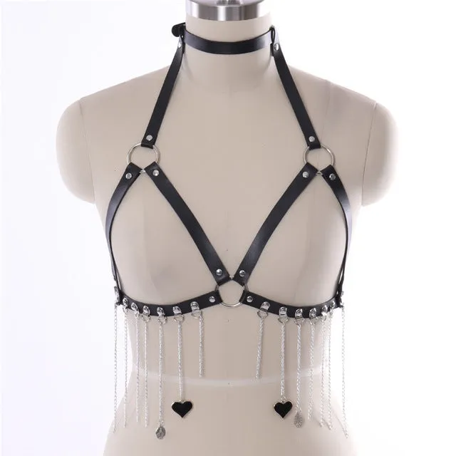 Adjustable BDSM Body Harness 7 Types Own Pleasures Female Sex Toys