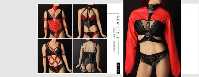 Adjustable BDSM Body Harness 7 Types Own Pleasures Female Sex Toys