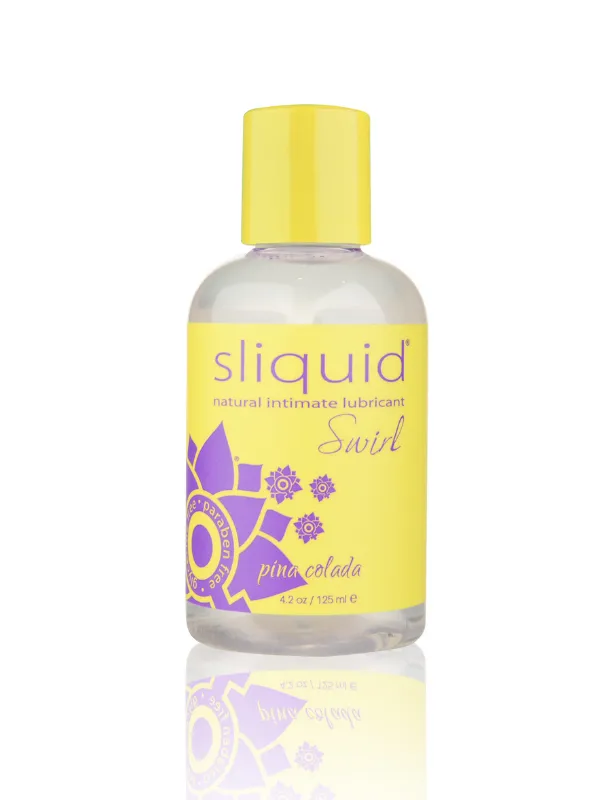 NNN Retail Ltd Lubricants Sliquid Naturals Swirl Pina Colada Flavoured Lubricant 125ml