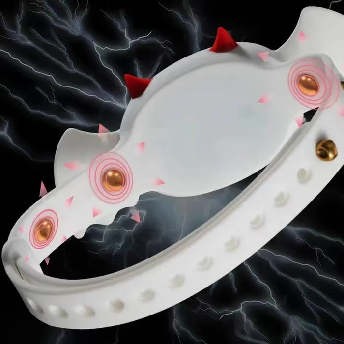CHASTITY CAGE CO Female Sex Toys APP Remote Control Devil Collar Adjustable