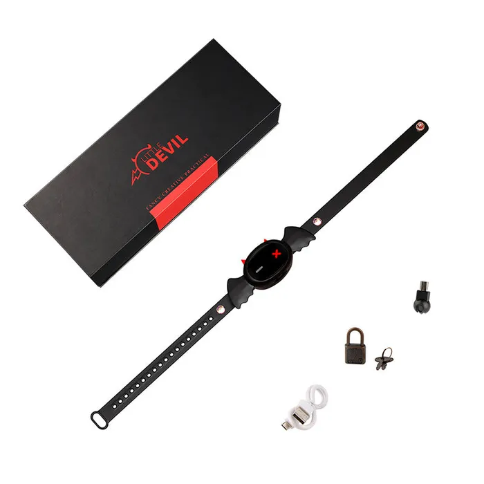 CHASTITY CAGE CO Female Sex Toys APP Remote Control Devil Collar Adjustable