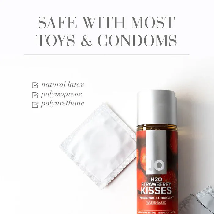 System JO Vibrators JO H2O Strawberry Kiss 4 oz