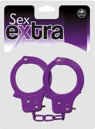 NMC Sex Extra Purple Metal Cuffs Handcuffs Wrist Restraints NMC Couples