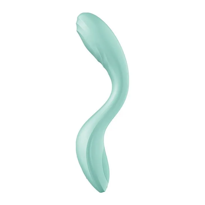 Satisfyer Rrrolling Pleasure GSpot Vibrator Light Green Green Satisfyer Vibrators