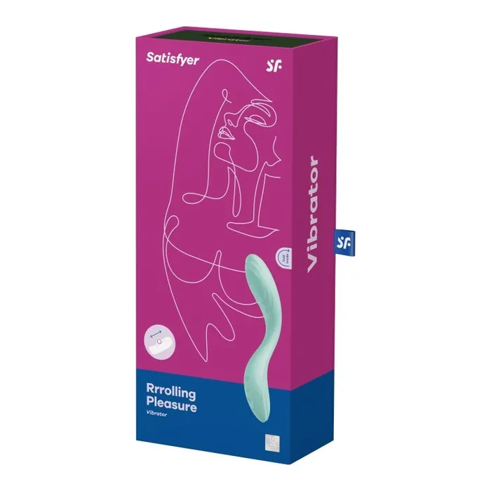 Satisfyer Rrrolling Pleasure GSpot Vibrator Light Green Green Satisfyer Vibrators