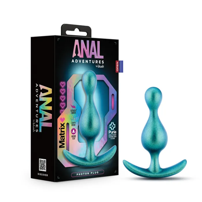 Anal Blush Matrix Photon Plug Neptune Teal