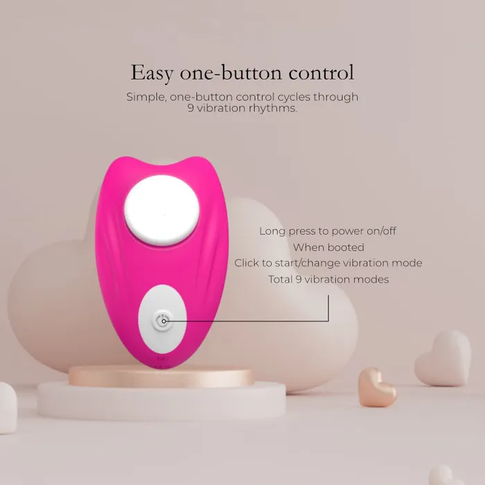 FRISKY BUSINESS SG Soft Kiss Sensation Pocket Size Mini Wearable Vibrator Female Sex Toys