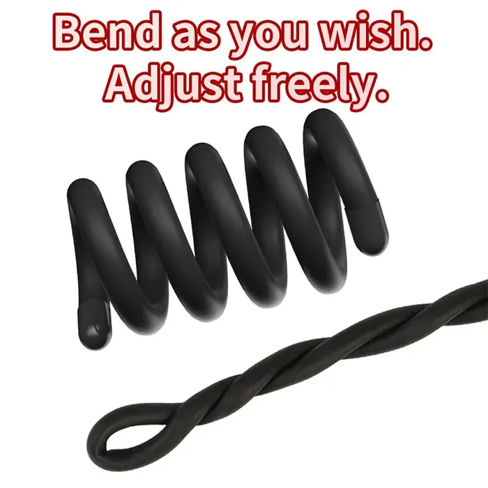 Male Sex Toys Bendable Squeezing Wrap Around Penis or Testicle Ring BallbustingToyscom