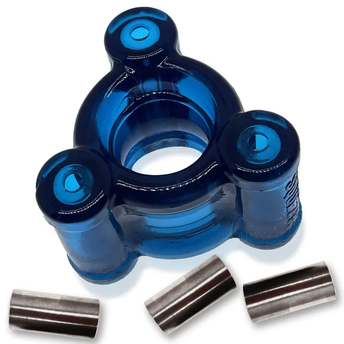 Oxballs Heavy Squeeze Weighted Ball Stretcher Blue Oxballs Vibrators