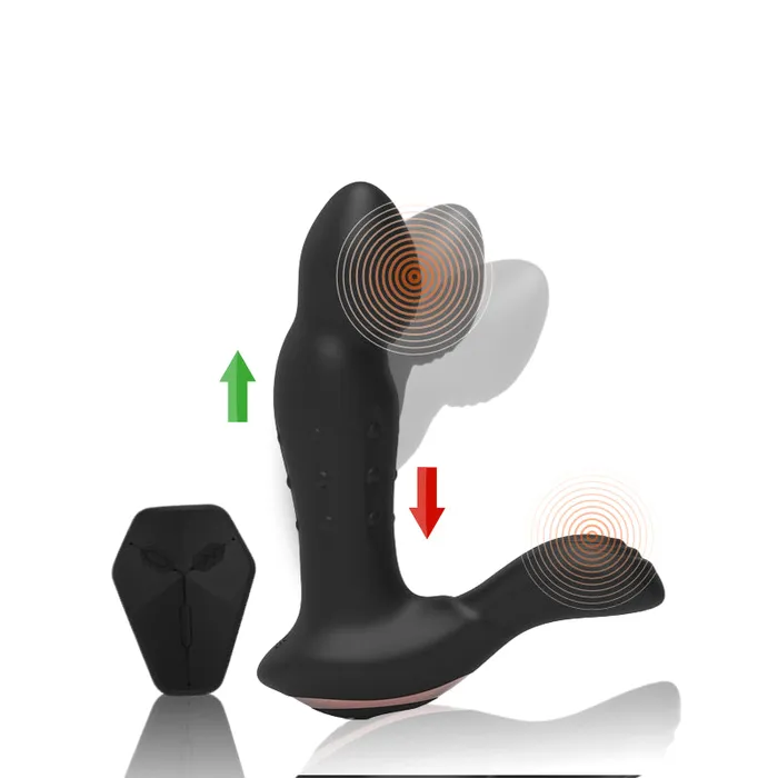 VelvetPulse ProTouch Wiggling Prostate Vibrator with Vertically Moving Beads FRISKY BUSINESS SG Male Sex Toys VelvetPulse ProTouch Wiggling Prostate Vibrator with Vertically Moving Beads FRISKY BUSINESS SG Male Sex Toys