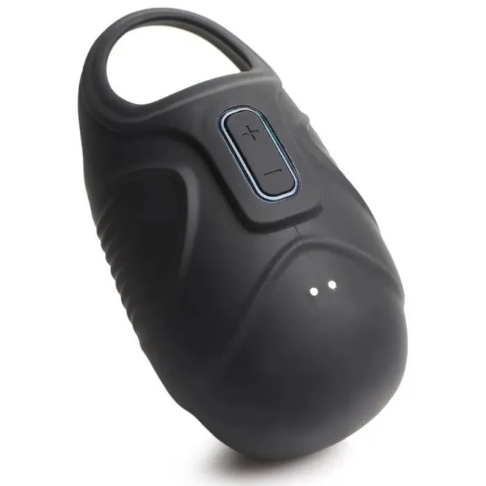 7x Vibrating Silicone Ball Sack Trinity Vibes Male Sex Toys