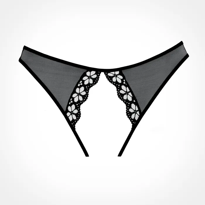 Allure Anal Allure Adore Mirabelle Plum Panty Black One Size