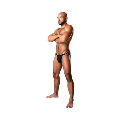Anal Male Power Infinite Comfort Amplifying Strappy Jock Black LXL comme