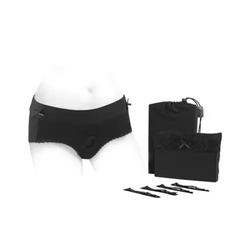 Anal SpareParts Hardware SpareParts Bella Cleavage Booty Short Harness Black Size XS Anal SpareParts Hardware SpareParts Bella Cleavage Booty Short Harness Black Size XS