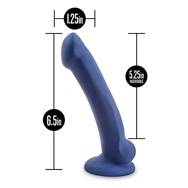 Blush Blush Avant D10 Ergo Mini 7 in Dual Density Silicone Dildo with Suction Cup Indigo Female Sex Toys Blush Blush Avant D10 Ergo Mini 7 in Dual Density Silicone Dildo with Suction Cup Indigo Female Sex Toys