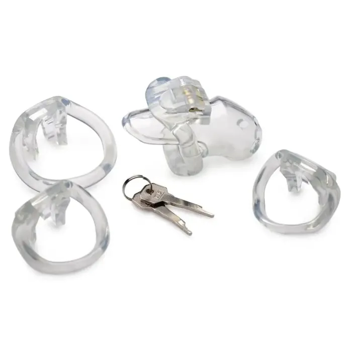 Clear Captor Chastity Cage Master Series Male Sex Toys