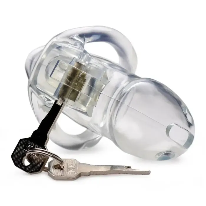 Clear Captor Chastity Cage Master Series Male Sex Toys