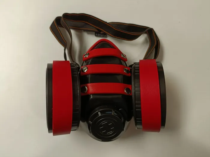 Clearance Red Strap Cyber Mask HonourSkintwocom Anal