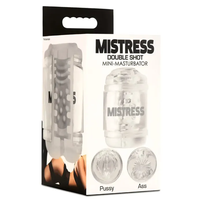 Curve Toys Male Sex Toys Curve Novelties Mistress Mini Double Stroker Pussy Ass