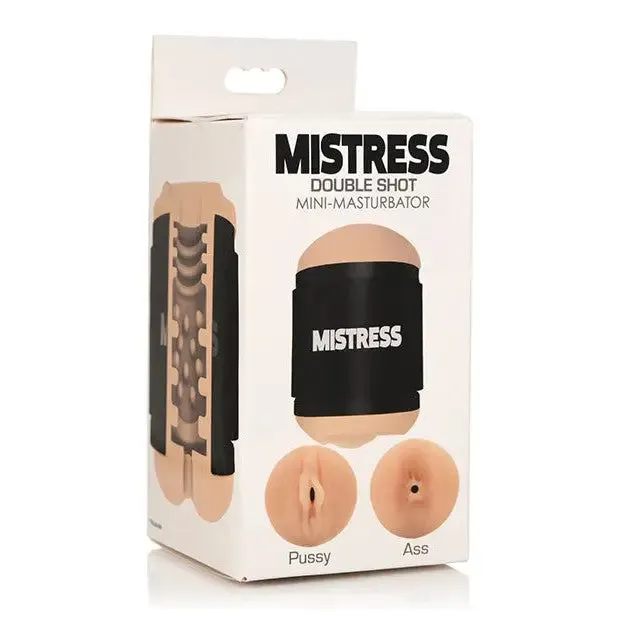 Curve Toys Male Sex Toys Curve Novelties Mistress Mini Double Stroker Pussy Ass