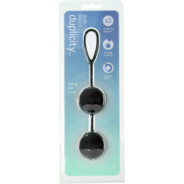 Dildos Seven Creations Seven Creations Duplicity Duo KBalls Black