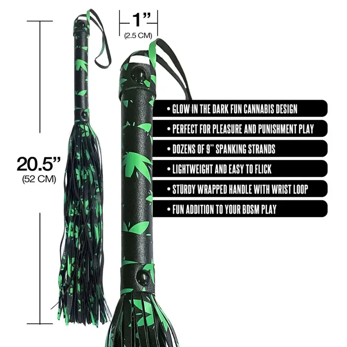 Female Sex Toys Global Novelties Stoner Vibe Chronic Collection Glow In The Dark Flogger Female Sex Toys Global Novelties Stoner Vibe Chronic Collection Glow In The Dark Flogger
