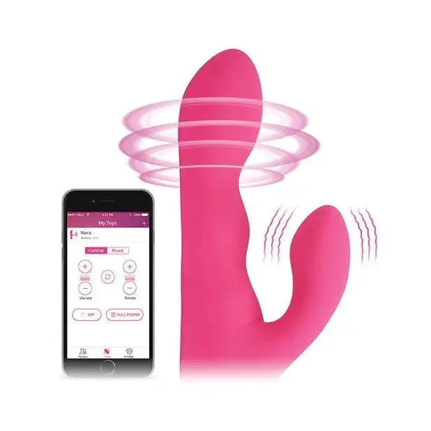 Female Sex Toys Lovense Lovense Nora Rechargeable Rabbit with App Control