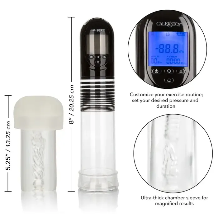 Male Sex Toys CalExotics Optimum Series Advanced Auto Smart Pump