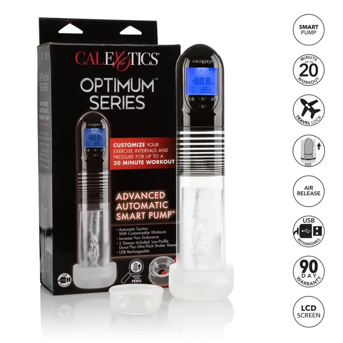 Male Sex Toys CalExotics Optimum Series Advanced Auto Smart Pump