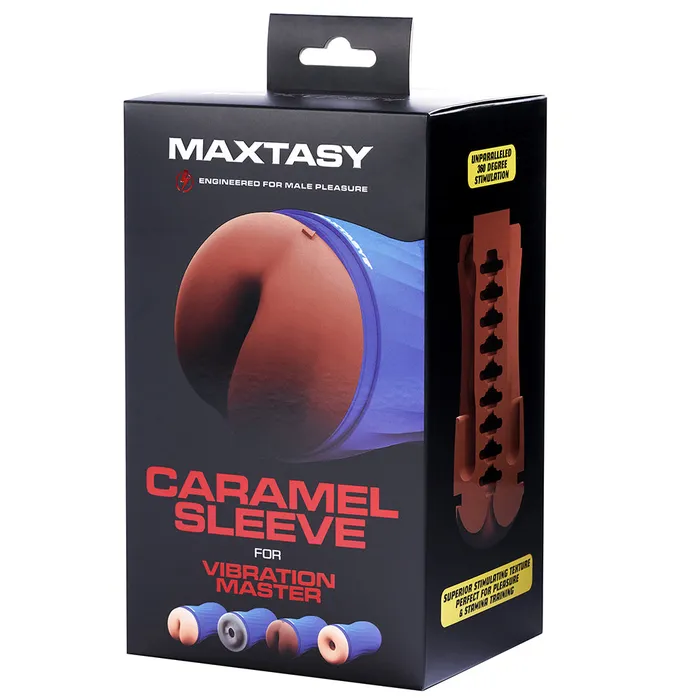 Male Sex Toys Maxtasy Maxtasy Caramel Butt Sleeve For Vibration Master