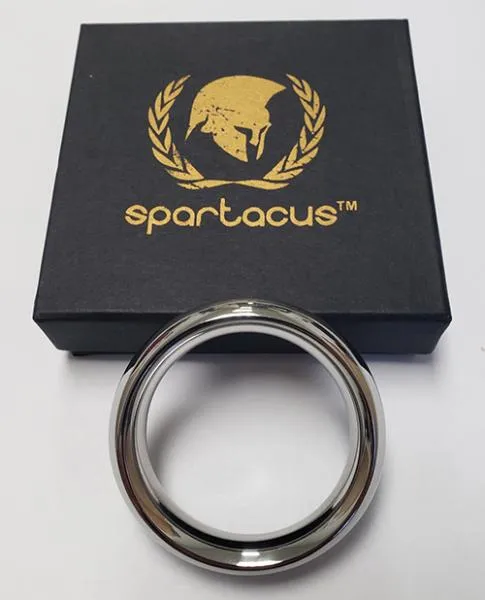 Male Sex Toys Spartacus Spartacus 175 Stainless Steel Donut Cring