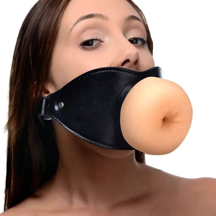 Male Sex Toys XR Brands Ass Face Oral Sex Mouth Gag