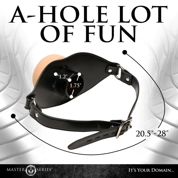 Male Sex Toys XR Brands Ass Face Oral Sex Mouth Gag