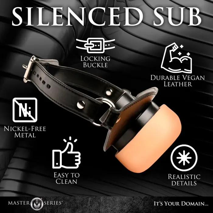 Male Sex Toys XR Brands Ass Face Oral Sex Mouth Gag
