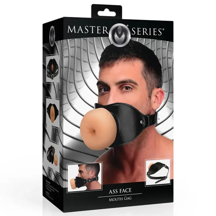 Male Sex Toys XR Brands Ass Face Oral Sex Mouth Gag