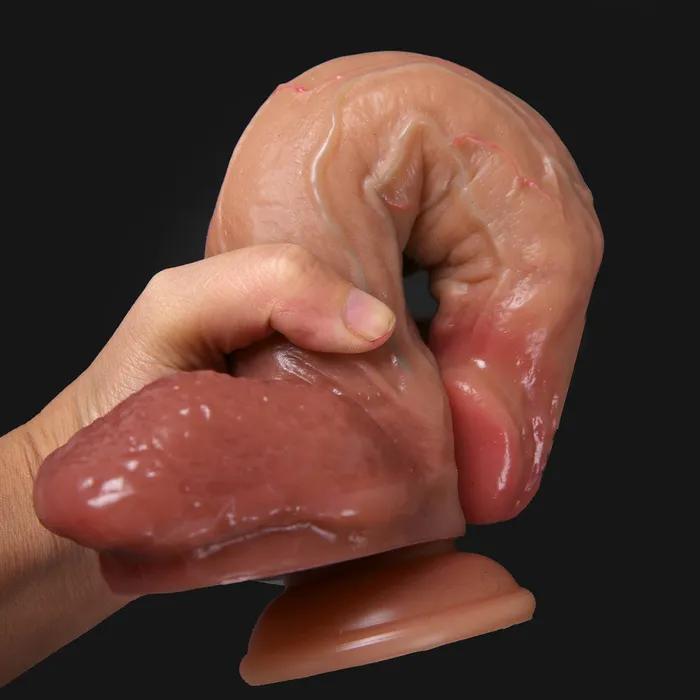 Modi L708 Monster2 Large Ultra Realistic Liquid Silicone Suction Cup Dildo with Raised Veins 98 Inch Female Sex Toys