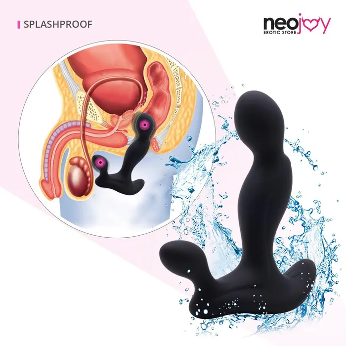 Neojoy Anal Neojoy Prostate Spot Massager Silicon 9 Functions Black