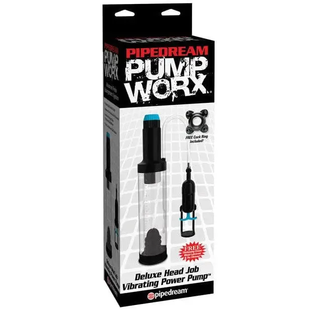 Pump Worx Deluxe Head Job Vibrating Pump Pump Worx Male Sex Toys
