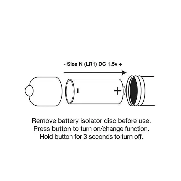 Rocks Off RO80mm 7 Speed Bullet Vibe Rocksoff Vibrators