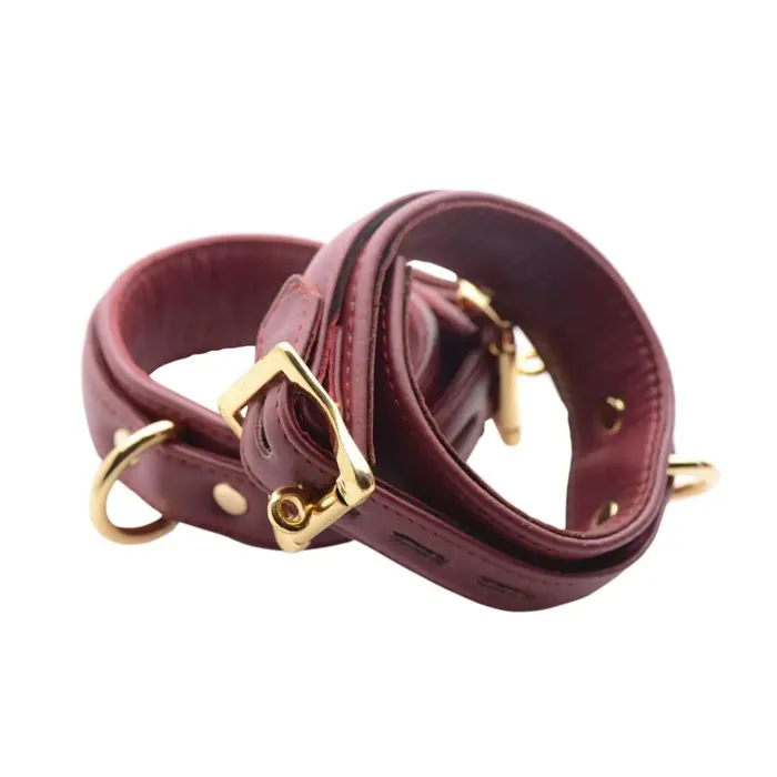 Strict Leather Luxury Locking Ankle Cuffs Strict Leather Restraints