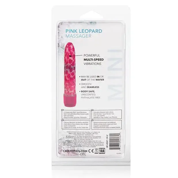 Vibrators CalExotics Houstons Pink Leopard Vibe 425 Dildo
