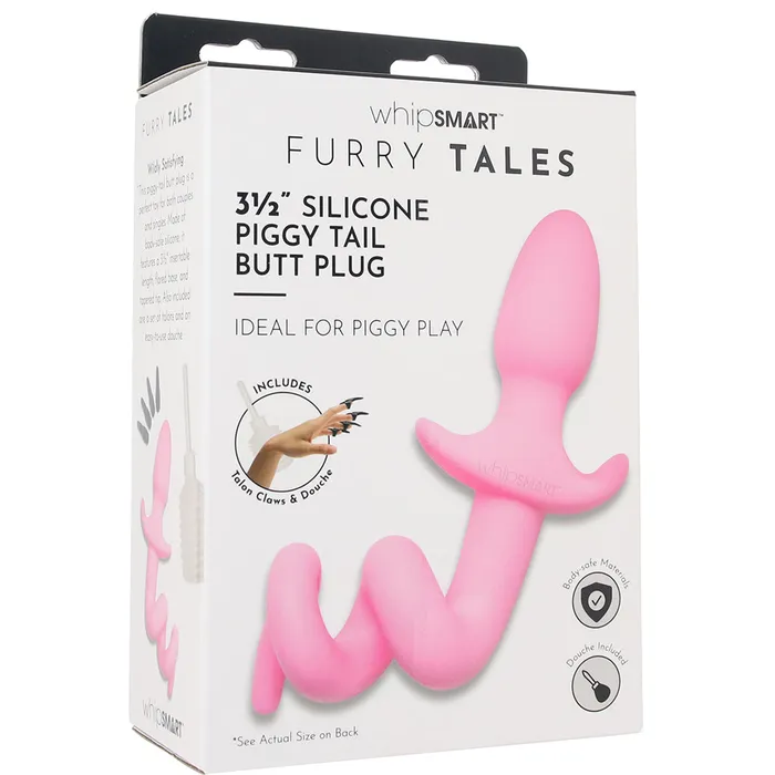 WhipSmart Play Tails Silicone Piggy Tail XGen Anal