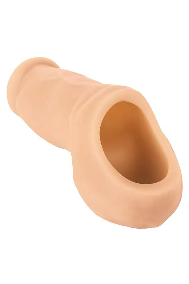 Anal Cal Exotics Packer Gear 5 Inch Ultra Soft Silicone STP Packer Beige Cal Exotics