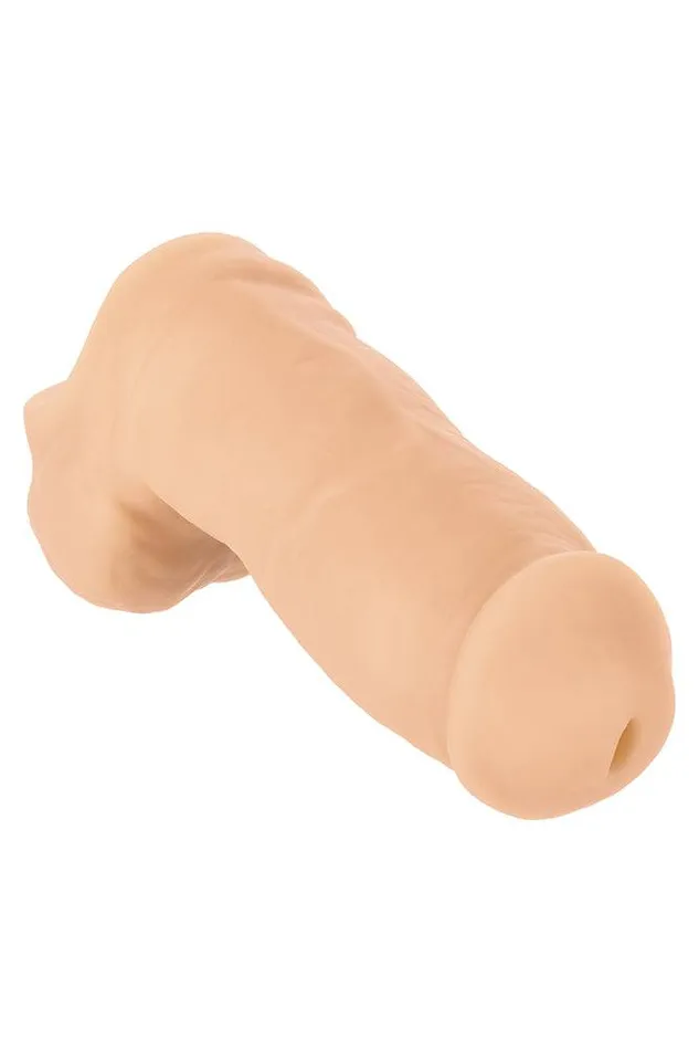 Anal Cal Exotics Packer Gear 5 Inch Ultra Soft Silicone STP Packer Beige Cal Exotics