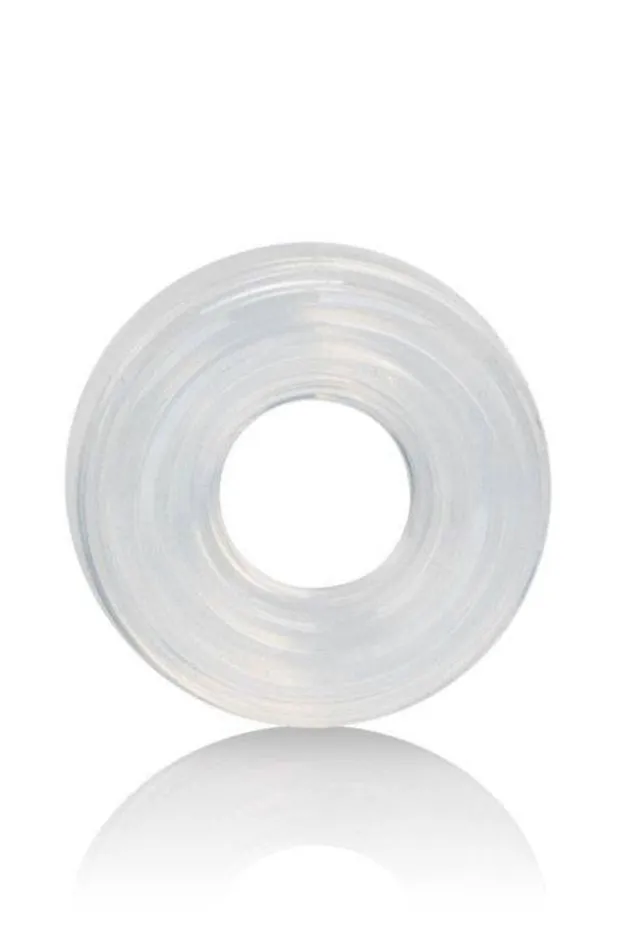 Cal Exotics Male Sex Toys Cal Exotics Premium Silicone Medium Cock Ring Clear