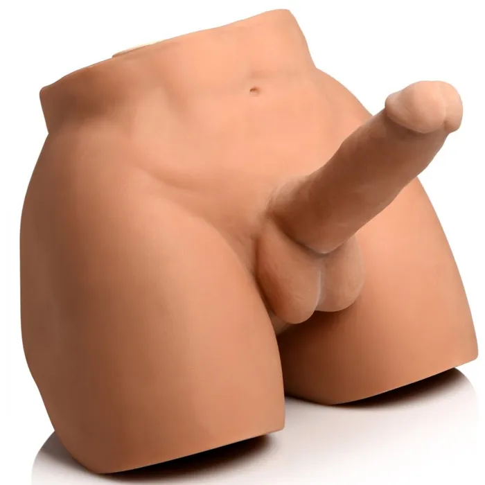 CURVE TOYS Male Sex Toys Curve Toys Jock Vibrating Squeezing Male Masturbator With Poseable Dildo Light CURVE TOYS Male Sex Toys Curve Toys Jock Vibrating Squeezing Male Masturbator With Poseable Dildo Light